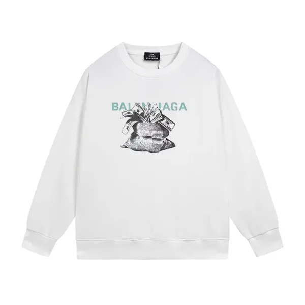 【BALENCIAGA 公式旗艦店】バレンシアガ 丸首の衛衣 スウェット ご好評に付き再入荷!241127 【BALENCIAGA 公式旗艦店】バレンシアガ 丸首の衛衣 スウェット ご好評に付き再入荷!241127