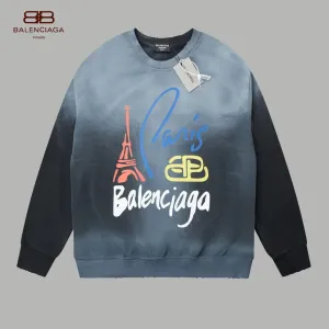 【BALENCIAGA 公式旗艦店】バレンシアガ 丸首の衛衣 スウェット ご好評に付き再入荷!241120 【BALENCIAGA 公式旗艦店】バレンシアガ 丸首の衛衣 スウェット ご好評に付き再入荷!241120
