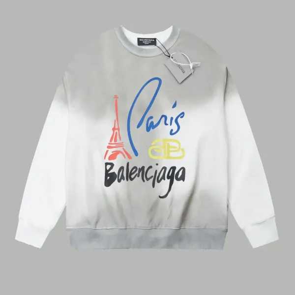 【BALENCIAGA 公式旗艦店】バレンシアガ 丸首の衛衣 スウェット ご好評に付き再入荷!241120 【BALENCIAGA 公式旗艦店】バレンシアガ 丸首の衛衣 スウェット ご好評に付き再入荷!241120