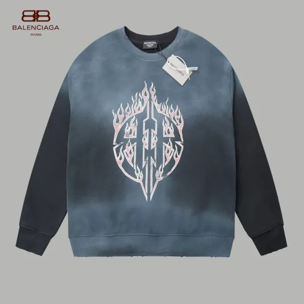 【BALENCIAGA 公式旗艦店】バレンシアガ 丸首の衛衣 スウェット ご好評に付き再入荷!241120 【BALENCIAGA 公式旗艦店】バレンシアガ 丸首の衛衣 スウェット ご好評に付き再入荷!241120