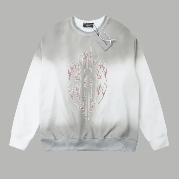 【BALENCIAGA 公式旗艦店】バレンシアガ 丸首の衛衣 スウェット ご好評に付き再入荷!241120 【BALENCIAGA 公式旗艦店】バレンシアガ 丸首の衛衣 スウェット ご好評に付き再入荷!241120