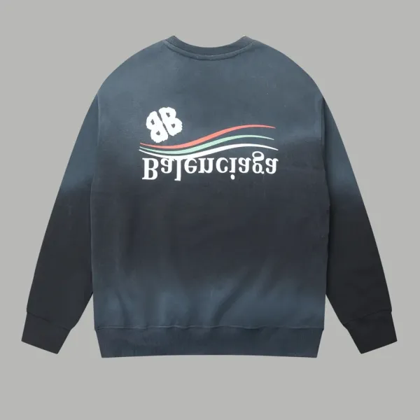 【BALENCIAGA 公式旗艦店】バレンシアガ 丸首の衛衣 スウェット ご好評に付き再入荷!241120 【BALENCIAGA 公式旗艦店】バレンシアガ 丸首の衛衣 スウェット ご好評に付き再入荷!241120