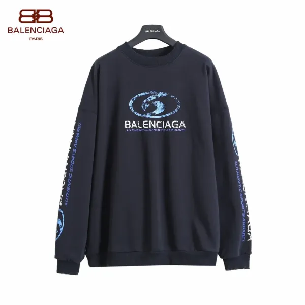 【BALENCIAGA 公式旗艦店】バレンシアガ 丸首の衛衣 スウェット ご好評に付き再入荷! 【BALENCIAGA 公式旗艦店】バレンシアガ 丸首の衛衣 スウェット ご好評に付き再入荷!
