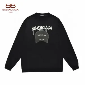 【BALENCIAGA 公式旗艦店】バレンシアガ 丸首の衛衣 スウェット ご好評に付き再入荷! 【BALENCIAGA 公式旗艦店】バレンシアガ 丸首の衛衣 スウェット ご好評に付き再入荷!