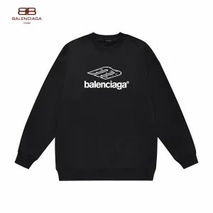 【BALENCIAGA 公式旗艦店】バレンシアガ 丸首の衛衣 スウェット ご好評に付き再入荷! 【BALENCIAGA 公式旗艦店】バレンシアガ 丸首の衛衣 スウェット ご好評に付き再入荷!