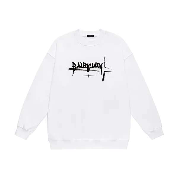 【BALENCIAGA 公式旗艦店】バレンシアガ 丸首の衛衣 スウェット ご好評に付き再入荷! 【BALENCIAGA 公式旗艦店】バレンシアガ 丸首の衛衣 スウェット ご好評に付き再入荷!