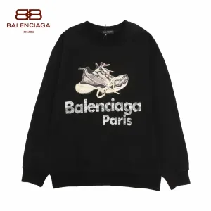【BALENCIAGA 公式旗艦店】バレンシアガ 丸首の衛衣 スウェット ご好評に付き再入荷! 【BALENCIAGA 公式旗艦店】バレンシアガ 丸首の衛衣 スウェット ご好評に付き再入荷!