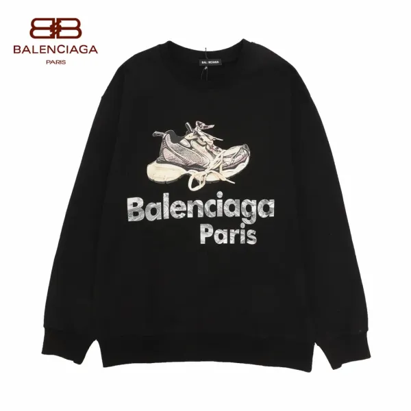 【BALENCIAGA 公式旗艦店】バレンシアガ 丸首の衛衣 スウェット ご好評に付き再入荷! 【BALENCIAGA 公式旗艦店】バレンシアガ 丸首の衛衣 スウェット ご好評に付き再入荷!