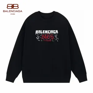 【BALENCIAGA 公式旗艦店】バレンシアガ 丸首の衛衣 スウェット ご好評に付き再入荷! 【BALENCIAGA 公式旗艦店】バレンシアガ 丸首の衛衣 スウェット ご好評に付き再入荷!