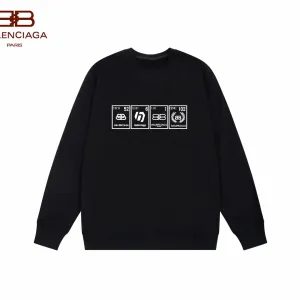 【BALENCIAGA 公式旗艦店】バレンシアガ 丸首の衛衣 スウェット ご好評に付き再入荷! 【BALENCIAGA 公式旗艦店】バレンシアガ 丸首の衛衣 スウェット ご好評に付き再入荷!