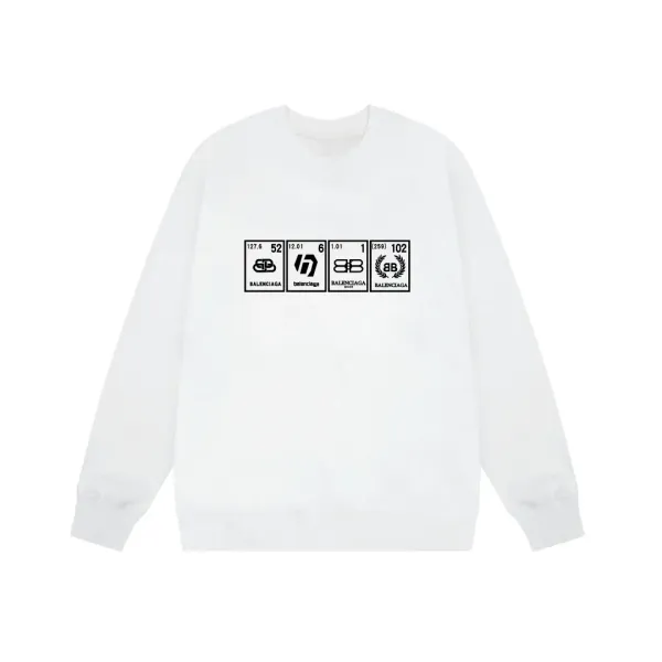 【BALENCIAGA 公式旗艦店】バレンシアガ 丸首の衛衣 スウェット ご好評に付き再入荷! 【BALENCIAGA 公式旗艦店】バレンシアガ 丸首の衛衣 スウェット ご好評に付き再入荷!