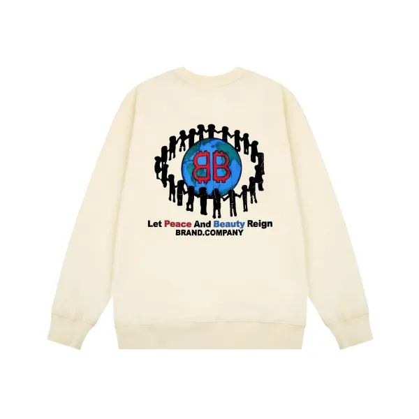 【BALENCIAGA 公式旗艦店】バレンシアガ 丸首の衛衣 スウェット ご好評に付き再入荷! 【BALENCIAGA 公式旗艦店】バレンシアガ 丸首の衛衣 スウェット ご好評に付き再入荷!