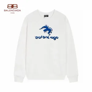 【BALENCIAGA 公式旗艦店】バレンシアガ 丸首の衛衣 スウェット ご好評に付き再入荷! 【BALENCIAGA 公式旗艦店】バレンシアガ 丸首の衛衣 スウェット ご好評に付き再入荷!