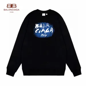 【BALENCIAGA 公式旗艦店】バレンシアガ 丸首の衛衣 スウェット ご好評に付き再入荷! 【BALENCIAGA 公式旗艦店】バレンシアガ 丸首の衛衣 スウェット ご好評に付き再入荷!