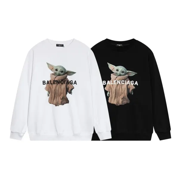 【BALENCIAGA 公式旗艦店】バレンシアガ 丸首の衛衣 スウェット ご好評に付き再入荷! 【BALENCIAGA 公式旗艦店】バレンシアガ 丸首の衛衣 スウェット ご好評に付き再入荷!