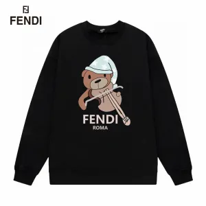 【FENDI 公式旗艦店】フェンディ  丸首の衛衣 スウェットご好評に付き再入荷！250110