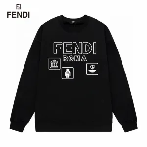 【FENDI 公式旗艦店】フェンディ  丸首の衛衣 スウェットご好評に付き再入荷！250110
