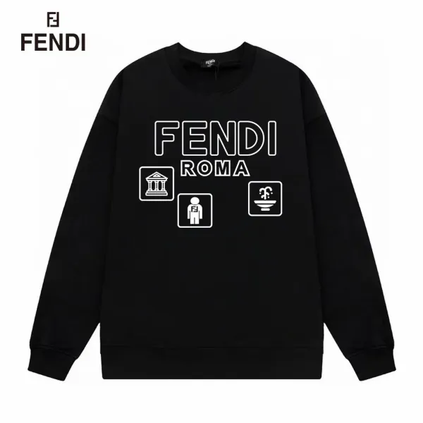 【FENDI 公式旗艦店】フェンディ 丸首の衛衣 スウェットご好評に付き再入荷!250110 【FENDI 公式旗艦店】フェンディ 丸首の衛衣 スウェットご好評に付き再入荷!250110
