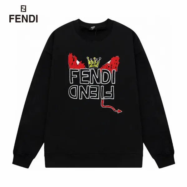【FENDI 公式旗艦店】フェンディ 丸首の衛衣 スウェットご好評に付き再入荷!250110 【FENDI 公式旗艦店】フェンディ 丸首の衛衣 スウェットご好評に付き再入荷!250110