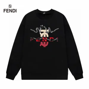 【FENDI  公式旗艦店】フェンディ丸首の衛衣 スウェット ご好評に付き再入荷！241211