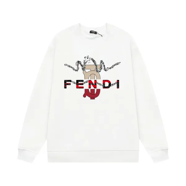 【FENDI  公式旗艦店】フェンディ丸首の衛衣 スウェット ご好評に付き再入荷！241211