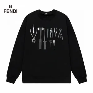 【FENDI  公式旗艦店】フェンディ丸首の衛衣 スウェット ご好評に付き再入荷！241211