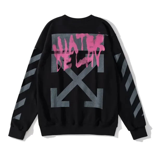 【OFF-WHITE 公式旗艦店】オフホワイト 丸首の衛衣 スウェットご好評に付き再入荷! 241127 【OFF-WHITE 公式旗艦店】オフホワイト 丸首の衛衣 スウェットご好評に付き再入荷! 241127