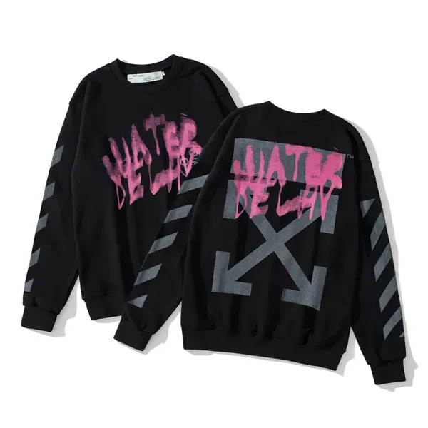 【OFF-WHITE 公式旗艦店】オフホワイト 丸首の衛衣 スウェットご好評に付き再入荷! 241127 【OFF-WHITE 公式旗艦店】オフホワイト 丸首の衛衣 スウェットご好評に付き再入荷! 241127