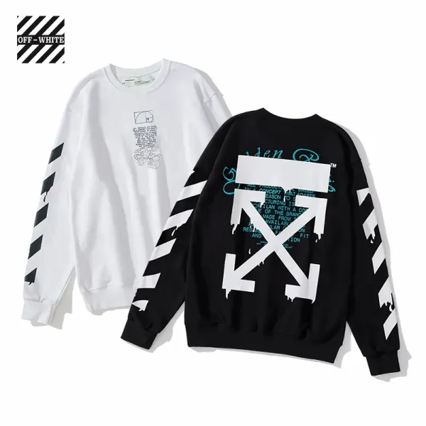 【OFF-WHITE 公式旗艦店】オフホワイト 丸首の衛衣 スウェットご好評に付き再入荷! 241127 【OFF-WHITE 公式旗艦店】オフホワイト 丸首の衛衣 スウェットご好評に付き再入荷! 241127