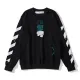 【OFF-WHITE 公式旗艦店】オフホワイト 丸首の衛衣 スウェットご好評に付き再入荷! 241127 【OFF-WHITE 公式旗艦店】オフホワイト 丸首の衛衣 スウェットご好評に付き再入荷! 241127