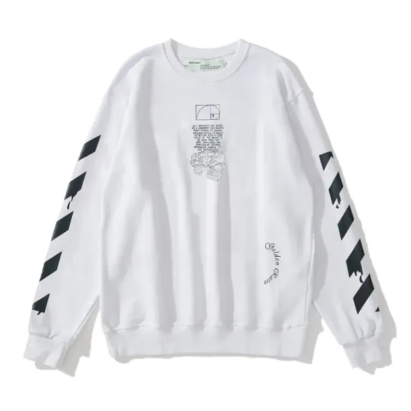 【OFF-WHITE 公式旗艦店】オフホワイト 丸首の衛衣 スウェットご好評に付き再入荷! 241127 【OFF-WHITE 公式旗艦店】オフホワイト 丸首の衛衣 スウェットご好評に付き再入荷! 241127