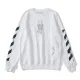 【OFF-WHITE 公式旗艦店】オフホワイト 丸首の衛衣 スウェットご好評に付き再入荷! 241127 【OFF-WHITE 公式旗艦店】オフホワイト 丸首の衛衣 スウェットご好評に付き再入荷! 241127