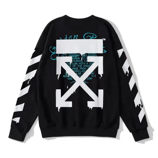【OFF-WHITE 公式旗艦店】オフホワイト 丸首の衛衣 スウェットご好評に付き再入荷! 241127 【OFF-WHITE 公式旗艦店】オフホワイト 丸首の衛衣 スウェットご好評に付き再入荷! 241127