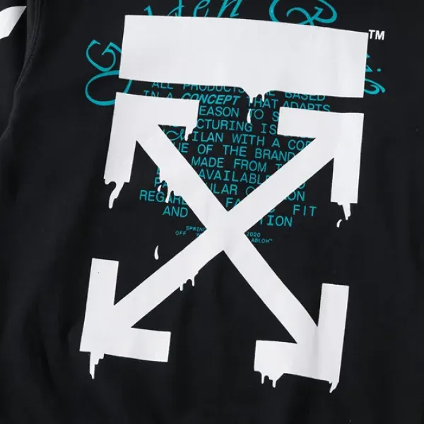 【OFF-WHITE 公式旗艦店】オフホワイト 丸首の衛衣 スウェットご好評に付き再入荷! 241127 【OFF-WHITE 公式旗艦店】オフホワイト 丸首の衛衣 スウェットご好評に付き再入荷! 241127