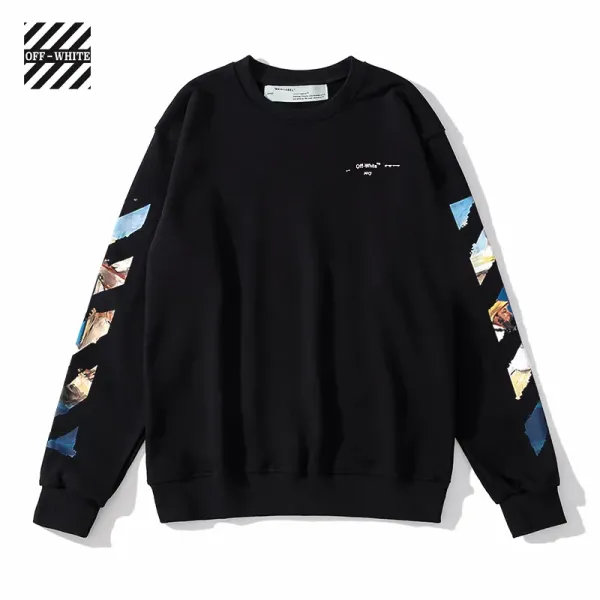 【OFF-WHITE 公式旗艦店】オフホワイト 丸首の衛衣 スウェットご好評に付き再入荷! 241127 【OFF-WHITE 公式旗艦店】オフホワイト 丸首の衛衣 スウェットご好評に付き再入荷! 241127