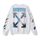 【OFF-WHITE 公式旗艦店】オフホワイト 丸首の衛衣 スウェットご好評に付き再入荷! 241127 【OFF-WHITE 公式旗艦店】オフホワイト 丸首の衛衣 スウェットご好評に付き再入荷! 241127