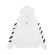 【OFF-WHITE  公式旗艦店】オフホワイトパーカースウェットご好評に付き再入荷 240806