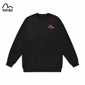 【EVISU 公式旗艦店】エヴィス 丸首の衛衣 スウェット ご好評に付き再入荷 240816 【EVISU 公式旗艦店】エヴィス 丸首の衛衣 スウェット ご好評に付き再入荷 240816
