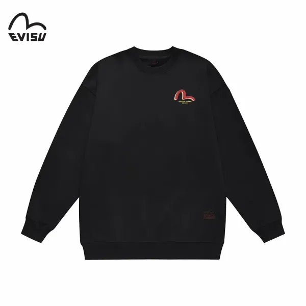 【EVISU 公式旗艦店】エヴィス 丸首の衛衣 スウェット ご好評に付き再入荷 240816 【EVISU 公式旗艦店】エヴィス 丸首の衛衣 スウェット ご好評に付き再入荷 240816