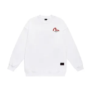 【EVISU 公式旗艦店】エヴィス 丸首の衛衣 スウェット ご好評に付き再入荷 240816 【EVISU 公式旗艦店】エヴィス 丸首の衛衣 スウェット ご好評に付き再入荷 240816