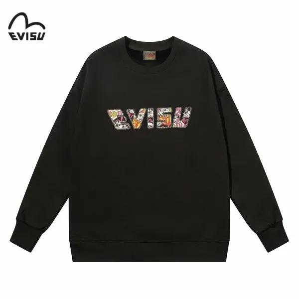 【EVISU 公式旗艦店】エヴィス 丸首の衛衣 スウェット ご好評に付き再入荷 240816 【EVISU 公式旗艦店】エヴィス 丸首の衛衣 スウェット ご好評に付き再入荷 240816