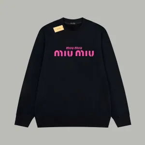 【Miumiu 公式旗艦店】ミュウミュウ 丸首の衛衣 スウェット ご好評に付き再入荷!241122 【Miumiu 公式旗艦店】ミュウミュウ 丸首の衛衣 スウェット ご好評に付き再入荷!241122