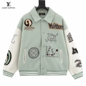 LV【LOUIS VUITTON 公式旗艦店】ルイヴィトン 野球着 ジャケット着ご好評に付き再入荷!241212 LV【LOUIS VUITTON 公式旗艦店】ルイヴィトン 野球着 ジャケット着ご好評に付き再入荷!241212