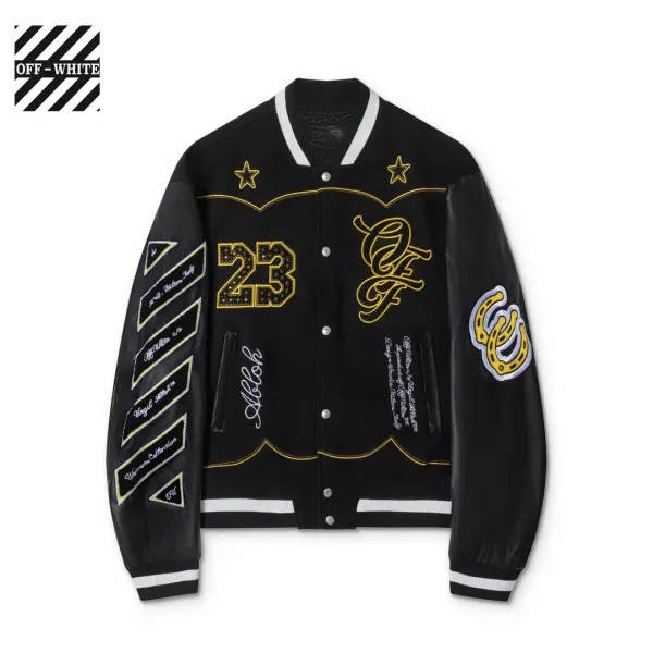 【OFF-WHITE 公式旗艦店】オフホワイト 野球着 ジャケット着ご好評に付き再入荷!241216 【OFF-WHITE 公式旗艦店】オフホワイト 野球着 ジャケット着ご好評に付き再入荷!241216