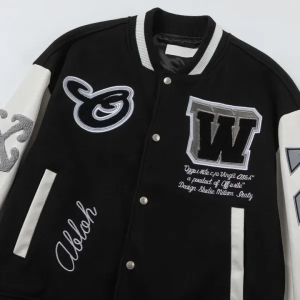 【OFF-WHITE 公式旗艦店】オフホワイト 野球着 ジャケット着ご好評に付き再入荷!241216 【OFF-WHITE 公式旗艦店】オフホワイト 野球着 ジャケット着ご好評に付き再入荷!241216