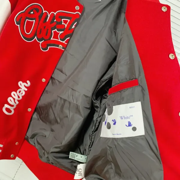 【OFF-WHITE 公式旗艦店】オフホワイト 野球着 ジャケット着ご好評に付き再入荷!241216 【OFF-WHITE 公式旗艦店】オフホワイト 野球着 ジャケット着ご好評に付き再入荷!241216