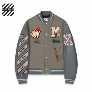 【OFF-WHITE 公式旗艦店】オフホワイト 野球着 ジャケット着ご好評に付き再入荷!241216 【OFF-WHITE 公式旗艦店】オフホワイト 野球着 ジャケット着ご好評に付き再入荷!241216