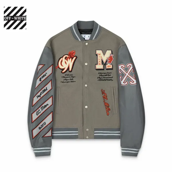 【OFF-WHITE 公式旗艦店】オフホワイト 野球着 ジャケット着ご好評に付き再入荷!241216 【OFF-WHITE 公式旗艦店】オフホワイト 野球着 ジャケット着ご好評に付き再入荷!241216