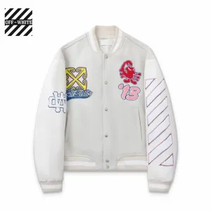 【OFF-WHITE 公式旗艦店】オフホワイト 野球着 ジャケット着ご好評に付き再入荷!241216 【OFF-WHITE 公式旗艦店】オフホワイト 野球着 ジャケット着ご好評に付き再入荷!241216