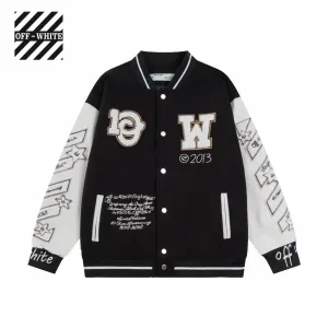 【OFF-WHITE 公式旗艦店】オフホワイト 野球着 ジャケット着ご好評に付き再入荷!241023 【OFF-WHITE 公式旗艦店】オフホワイト 野球着 ジャケット着ご好評に付き再入荷!241023